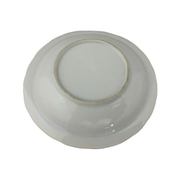 Vinage 25th Silver Anniversary Trinket Dish Porcelain Silver Trim 4.5" - Picture 6 of 7